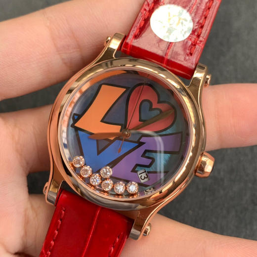 新品预售 萧邦 HAPPY DIAMONDS 快乐钻 五彩缤纷系列 278559-3020 。 商品图2