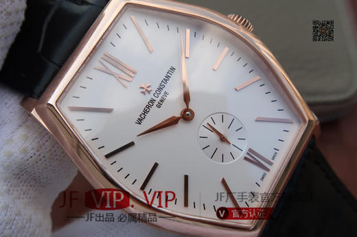 N江诗丹顿马耳他系列82230/000R-9716，原装开模，尺寸:宽36.70 X长47.61毫米,男士电镀18k白金，手动4400 AS自动机械机芯 商品图3