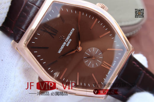 N江诗丹顿马耳他系列82230/000R-9716，原装开模，尺寸:宽36.70 X长47.61毫米,男士电镀18k白金，手动4400 AS自动机械机芯 商品图4