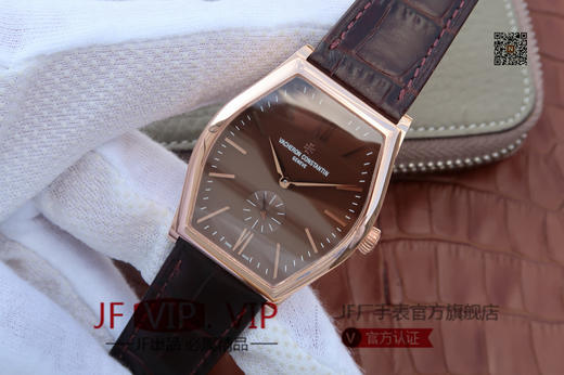 N江诗丹顿马耳他系列82230/000R-9716，原装开模，尺寸:宽36.70 X长47.61毫米,男士电镀18k白金，手动4400 AS自动机械机芯 商品图3