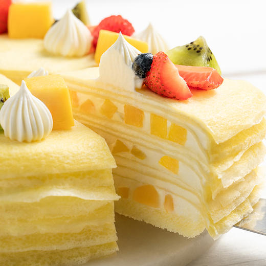 鲜芒可丽多蛋糕，经典手工煎制层层薄嫩，缤纷鲜果荟萃清新，2磅（亳州） 商品图1
