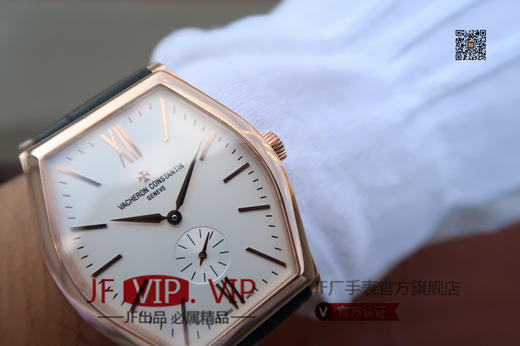 N江诗丹顿马耳他系列82230/000R-9716，原装开模，尺寸:宽36.70 X长47.61毫米,男士电镀18k白金，手动4400 AS自动机械机芯 商品图8