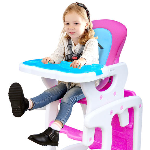 宝贝星球可拆分多功能餐椅 家用学习书桌 商品图2