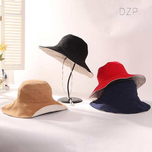 DZP防晒渔夫帽——日系双面百搭 商品图1
