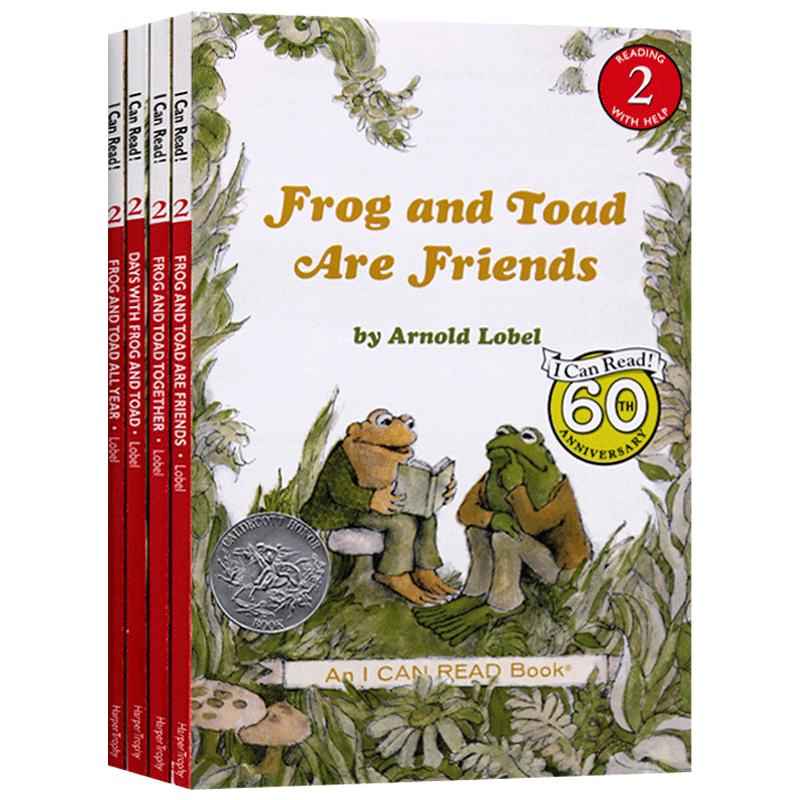 青蛙和蟾蜍 英文原版 frog and toad 永远的好朋友4册