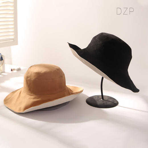 DZP防晒渔夫帽——日系双面百搭 商品图4
