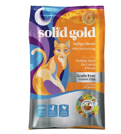 【保税仓】加拿大原装进口 素力高Solid Gold 靛蓝满月 金装素力高 猫粮12磅 商品图0
