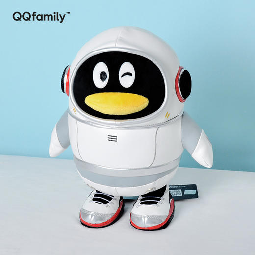 QQfamily QQ20周年-太空鹅毛绒玩具公仔 商品图1
