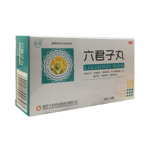 六君子丸  9g*6袋  湖北午时药业 商品图1