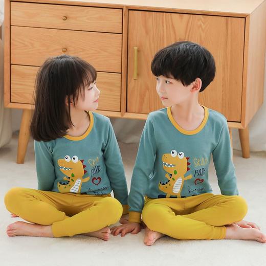 JM-ZK0122男女宝宝线衣线裤纯棉棉毛衫 商品图3
