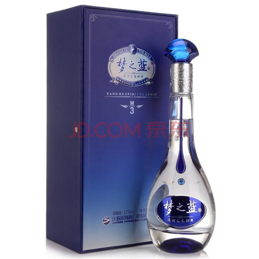 【推荐】洋河 梦之蓝 M3 40.8度 500ml*4 【整箱装】 商品图1