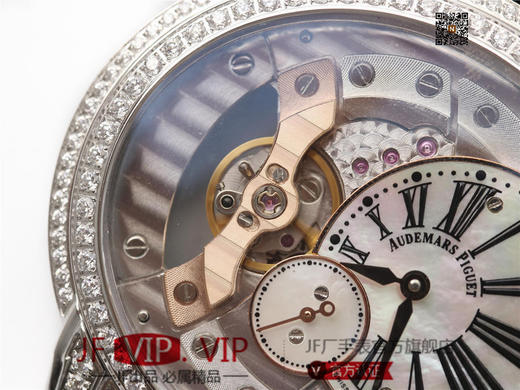 V9爱彼千禧系列15350款男装腕表镶钻系列，一款上手才知道靓的耐看型手表。V9不惜重金原装开模，逐个零件开模原装4101机芯 商品图5