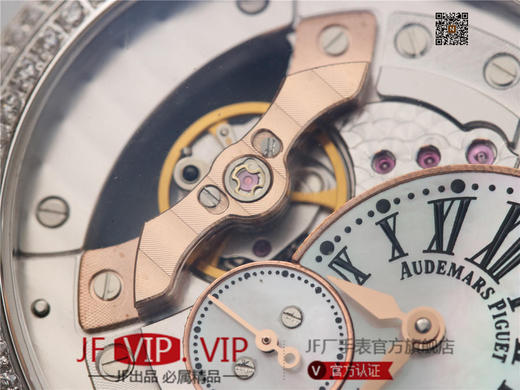 V9爱彼千禧系列15350款男装腕表镶钻系列，一款上手才知道靓的耐看型手表。V9不惜重金原装开模，逐个零件开模原装4101机芯 商品图6