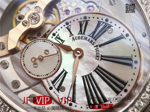 V9爱彼千禧系列15350款男装腕表镶钻系列，一款上手才知道靓的耐看型手表。V9不惜重金原装开模，逐个零件开模原装4101机芯 商品图3