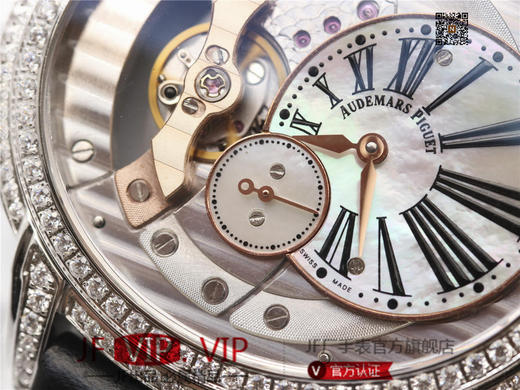 V9爱彼千禧系列15350款男装腕表镶钻系列，一款上手才知道靓的耐看型手表。V9不惜重金原装开模，逐个零件开模原装4101机芯 商品图4