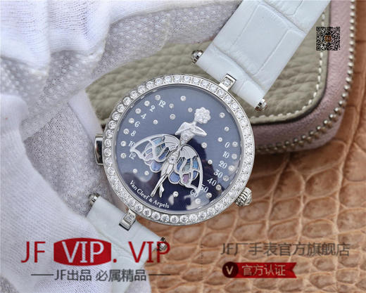 GP梵克雅宝诗意复杂功能系列—舞动的天使，珐琅工艺裙䙓，圈口镶嵌47粒施华洛世奇，字面小人纯银打造！ 商品图2