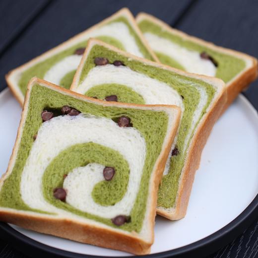 宇治抹茶红豆漩涡吐司 商品图0