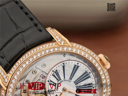 V9爱bi千禧系列15350款男装腕表镶钻系列，一款上手才知道靓的耐看型手表。V9不惜重金原装开模，逐个零件开模原装4101机芯 商品图4