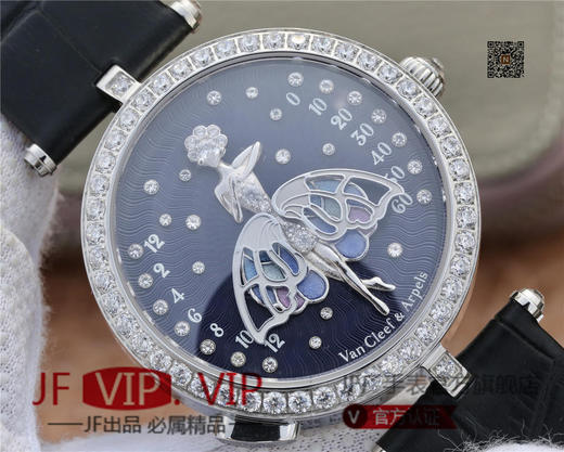 GP梵克雅宝诗意复杂功能系列—舞动的天使，珐琅工艺裙䙓，圈口镶嵌47粒施华洛世奇，字面小人纯银打造！ 商品图3