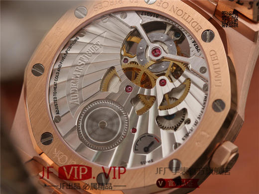 R8最新力作.AUDEMARS PIGUET 【爱彼.皇家橡树陀飞轮腕表】型号：26522OR.OO.120OR.01千变万化的图案，对比与色彩，探索全新途径，心灵与眼眸共同领略的高级制表传奇。 商品图8