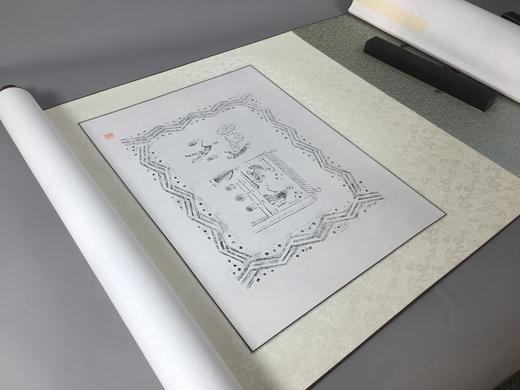 【文创系列】原拓挂轴汉砖拓片 商品图7