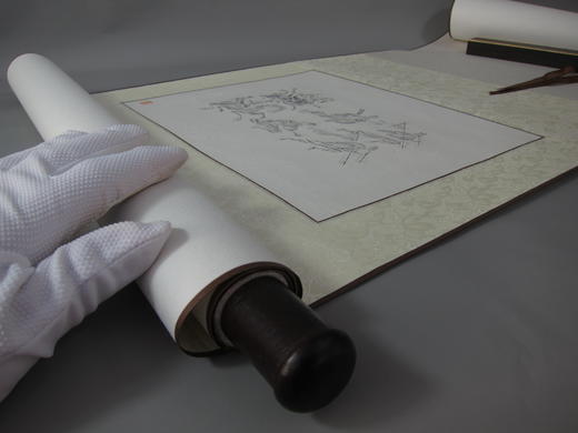 【文创】原拓挂轴汉代人物奔马WG005 商品图5