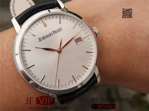 WF爱彼1570 OR.oo2CR.01超薄腕表39mm，在整体约4.2mm的厚度中，这款超薄腕表采用了进口9015Top改装2120机芯 商品图10