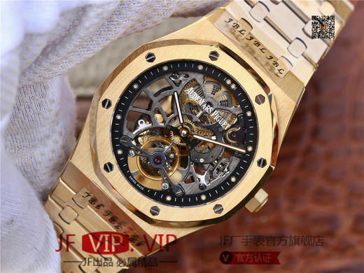 爱彼V2升级版皇家橡树26518真陀飞轮男士腕表。这是一项对精度密要求极其严苛的高级制表工艺，丝毫分差都可能会影响机芯的走时精度或防震效果 商品图2