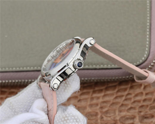 YF萧邦 HAPPY DIAMONDS 五彩缤纷系列 278559-3020 。女士腕表，皮表带，自动机械机芯，透底。 商品图5