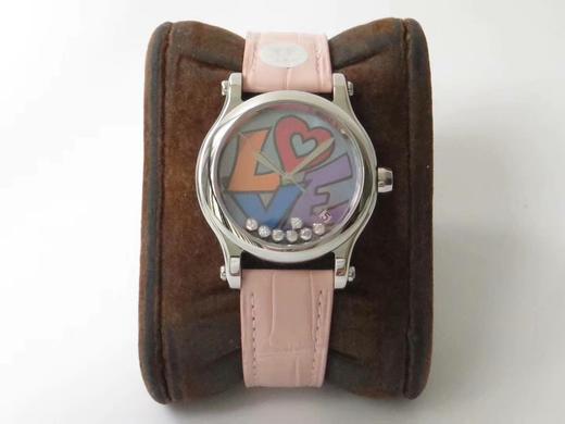 YF萧邦 HAPPY DIAMONDS 五彩缤纷系列 278559-3020 。女士腕表，皮表带，自动机械机芯，透底。 商品图11