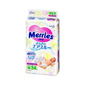 【保税仓】日本Merries/花王 妙而舒瞬爽透气纸尿裤 S54（减量装）