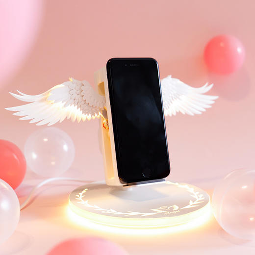 【天使的翅膀】抖音同款天使翅膀无线充电器 商品图0