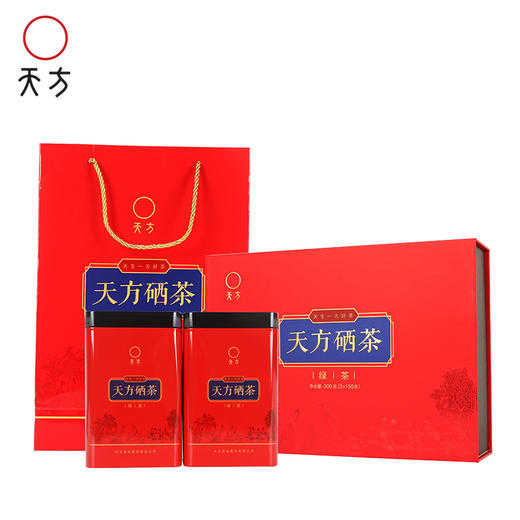【2020新茶预售】绿茶 天方 2020年 一级天方硒茶礼盒装 300g 商品图0