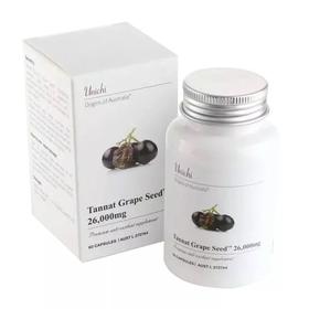 【保税仓】澳洲Unichi Grape Seed丹拿黑葡萄籽精华胶囊60粒