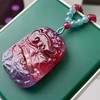 27.3g 43-31-1mm总重约50克卢比来红紫碧玺雕刻件 商品缩略图7