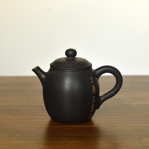 建水紫陶  三金壶 商品图3