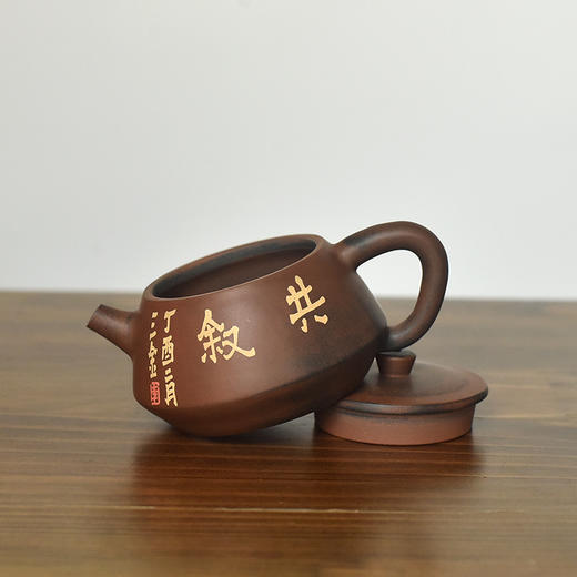 建水紫陶  三金壶 商品图4