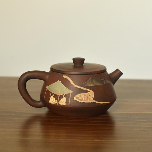 建水紫陶  三金壶 商品图1