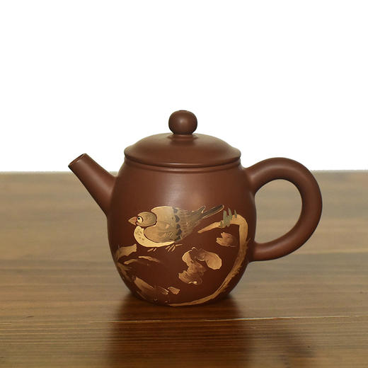 建水紫陶  三金壶 商品图0