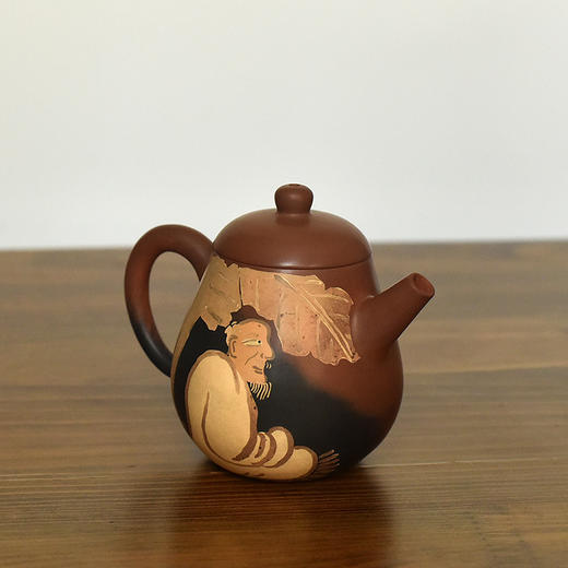 建水紫陶  三金壶 商品图3