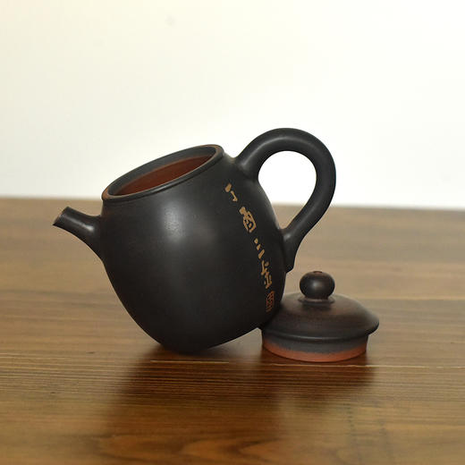 建水紫陶  三金壶 商品图4