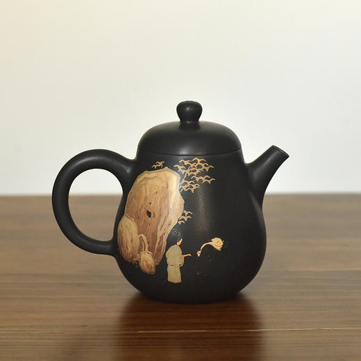 建水紫陶  三金壶 商品图0