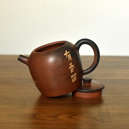 建水紫陶  三金壶 商品图4