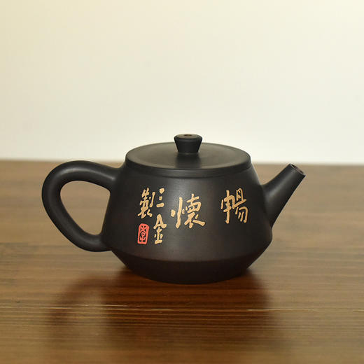 建水紫陶  三金壶 商品图3