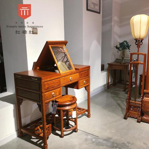 红桥红  家具严选  缅甸花梨(大果紫檀）  【双月洞架子床系列】 商品图3