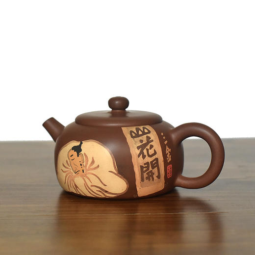 建水紫陶  三金壶 商品图2