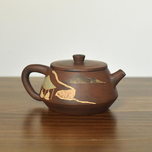 建水紫陶  三金壶 商品图2
