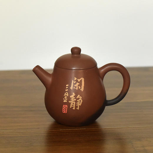 建水紫陶  三金壶 商品图2