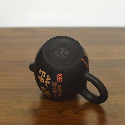 建水紫陶  三金壶 商品图3