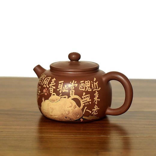 建水紫陶  三金壶 商品图2